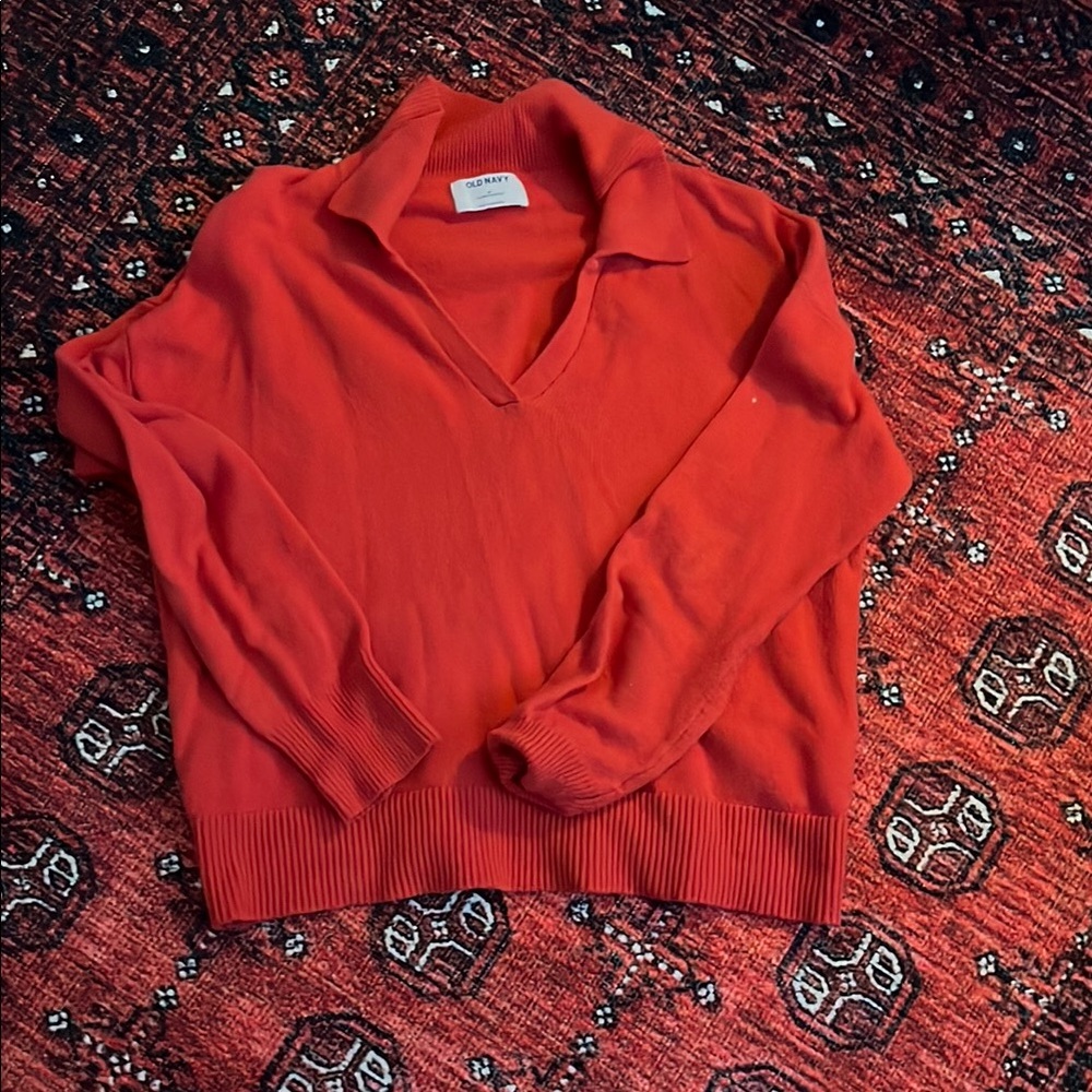 Old Navy poppy red sweater